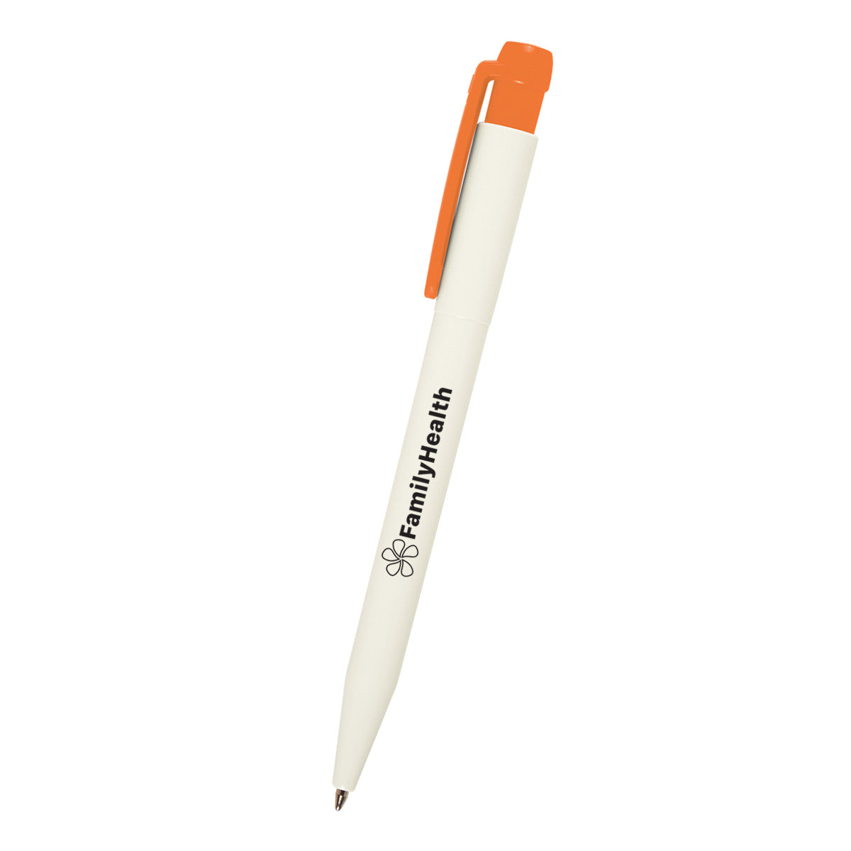 Plunger Action iProtect Antibacterial Pen Guarantees 99.9% Protection Against Bacteria. Antibacterial Additive Is Applied In The Production Cycle To Ensure Efficacy. Water, Scratch and UV Proof. COLORS AVAILABLE White with Black, Blue, Green, Orange, Purple, or Red. 5 ½" H. Perfect for any business slowing the spread of Covid-19.