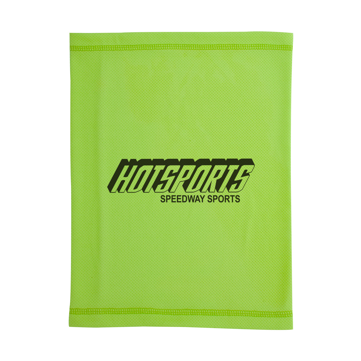 Multi-Functional Cooler Gaitor. Made Of Soft Polyester And Mica Material With Mesh-Like Construction. Quick-Absorbing And Quick-Drying. Can Be Worn As A Face Mask or Bandana. Reusable. COLORS AVAILABLE Black, Blue, Lime Green, Orange, Pink, Purple, Red, or White. 9 ½" W x 13" H. Perfect for any business slowing the spread of Covid-19.